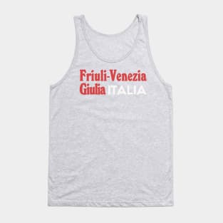 Friuli Venezia Giulia // Retro Italy Region Typography Design Tank Top